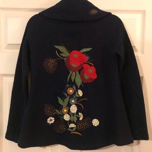 Anthro Angel of the North Winter Harvest Sweater